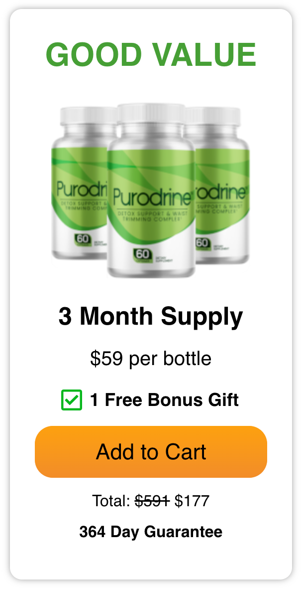 Purodrine - 3 Bottles